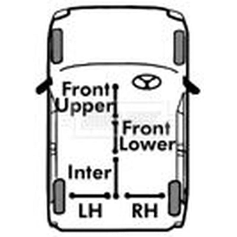 Borg & Beck Handbrake Cable Right Rear BKB1600