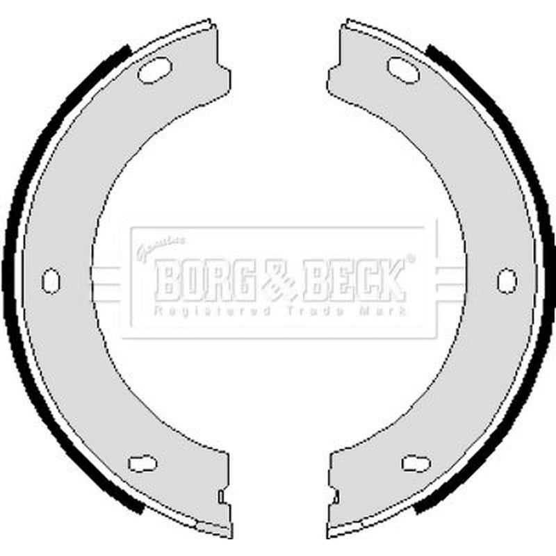 Borg & Beck Parking Brake Shoe Set BBS6084
