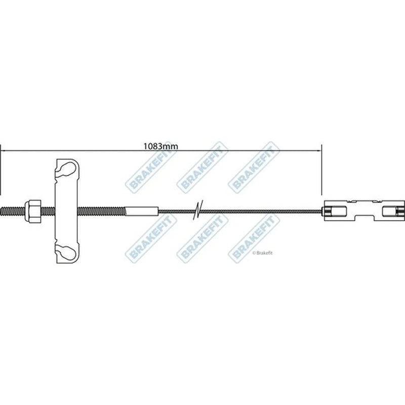 Apec Handbrake Cable Centre BBC3181
