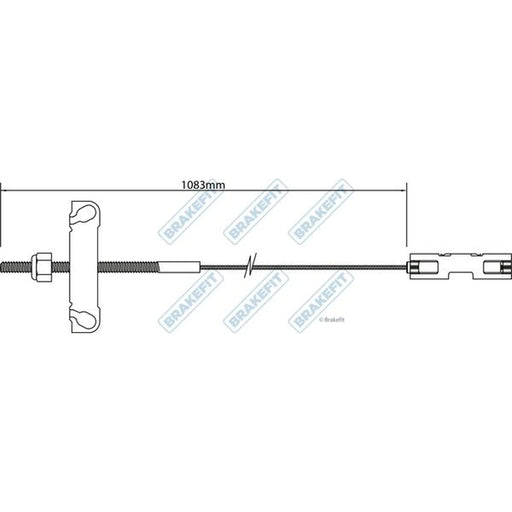Apec Handbrake Cable Centre BBC3181