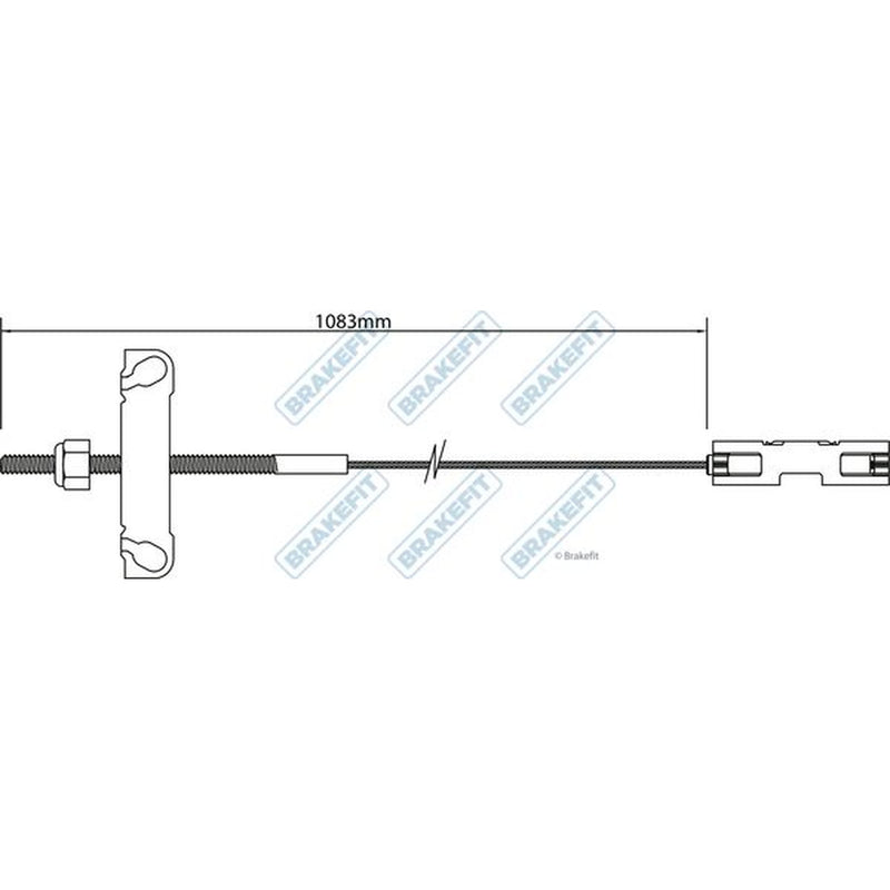 Apec Handbrake Cable Centre BBC3181