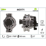 Valeo Car Alternator 12V 443171