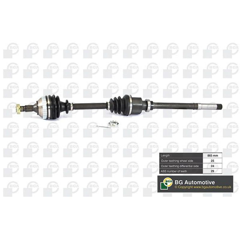 BGA CV Drive Shaft Driveshaft Front Right DS1414RA