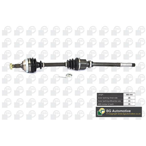 BGA CV Drive Shaft Driveshaft Front Right DS1414RA