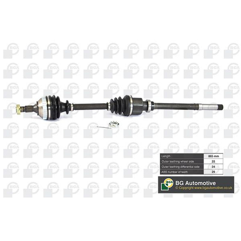 BGA CV Drive Shaft Driveshaft Front Right DS1414RA