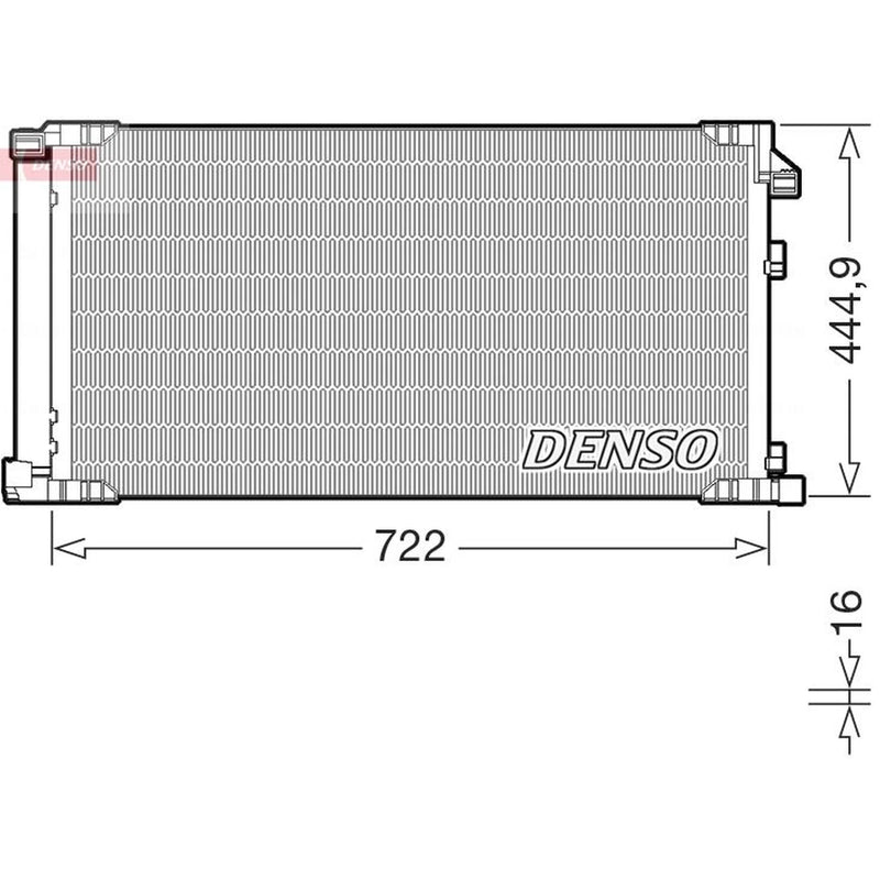 Denso Air Conditioning Condenser DCN51019