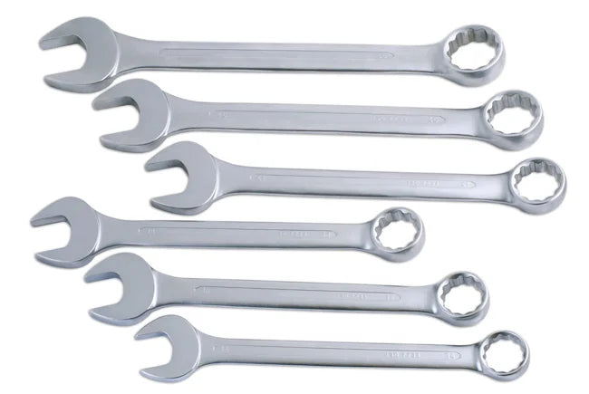 Laser Tools Jumbo Combination Spanner Set 6pc - PL