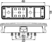 Hella 2VP 340 965-021 Tail Light Assembly