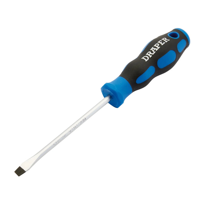 Draper Soft Grip Screwdriver 5x100mm Chrome Vanadium Steel