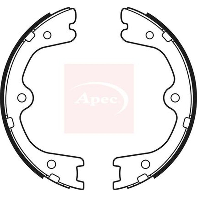 Apec Parking Brake Shoe Set SHU751