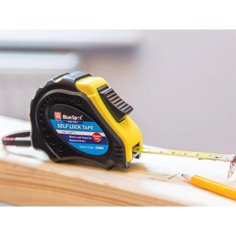 BlueSpot Tools Easy Read Magnetic Pocket Tape 5m/16ft (Width 17mm) - 33004