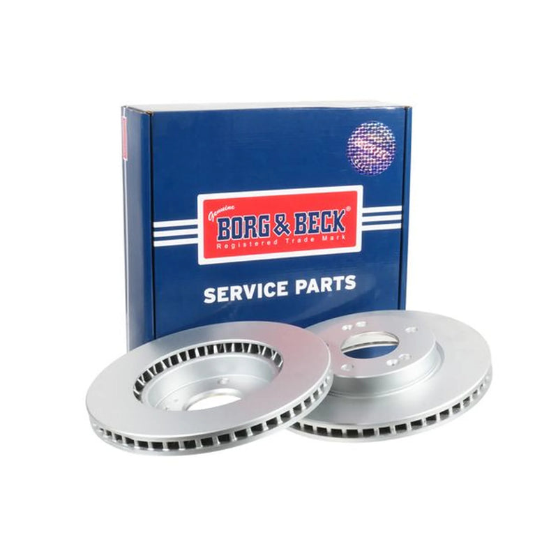 Borg & Beck 2 x Vented Front Brake Discs BBD6337