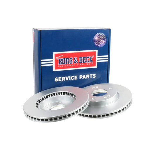 Borg & Beck 2 x Vented Front Brake Discs BBD6337