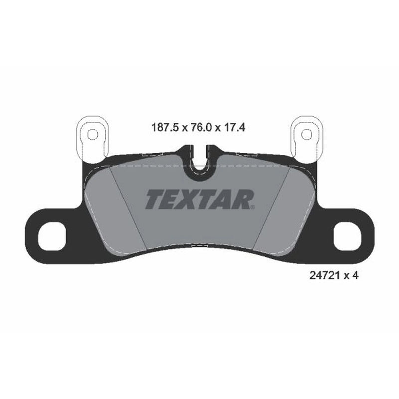 Textar Rear Brake Pad Set 2472102