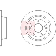 Apec 2 x Solid Rear Brake Discs DSK3530