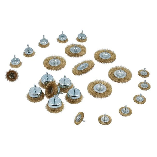 Laser Tools Wire Brush Assortment 24pc - PL