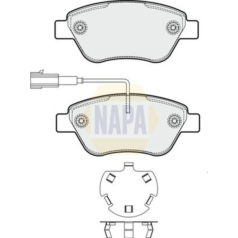 NAPA Front Brake Pad Set NBP1030