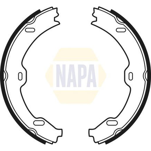 NAPA Parking Brake Shoe Set NBS5023