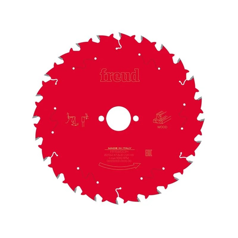 Freud Wood Table Saw Blade 250 x 30 x 2.8/1.8mm x 24T - F03FS09774