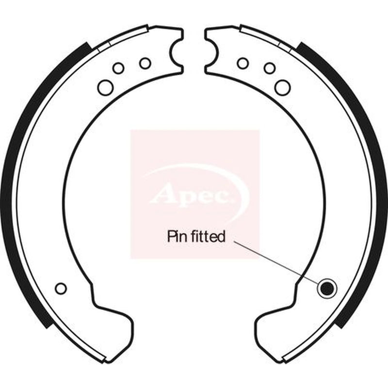 Apec Brake Shoe Set Axle Kit SHU267