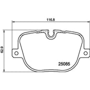 Mintex Rear Brake Pad Set MDB3113