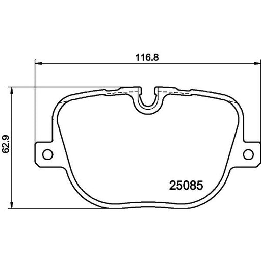 Mintex Rear Brake Pad Set MDB3113
