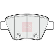 Apec Rear Brake Pad Set PAD1751