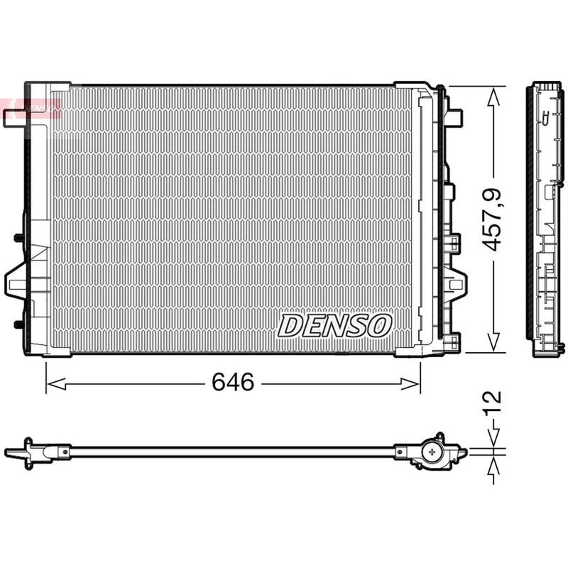 Denso Air Conditioning Condenser DCN17059
