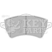Key Parts Front Brake Pad Set KBP1711