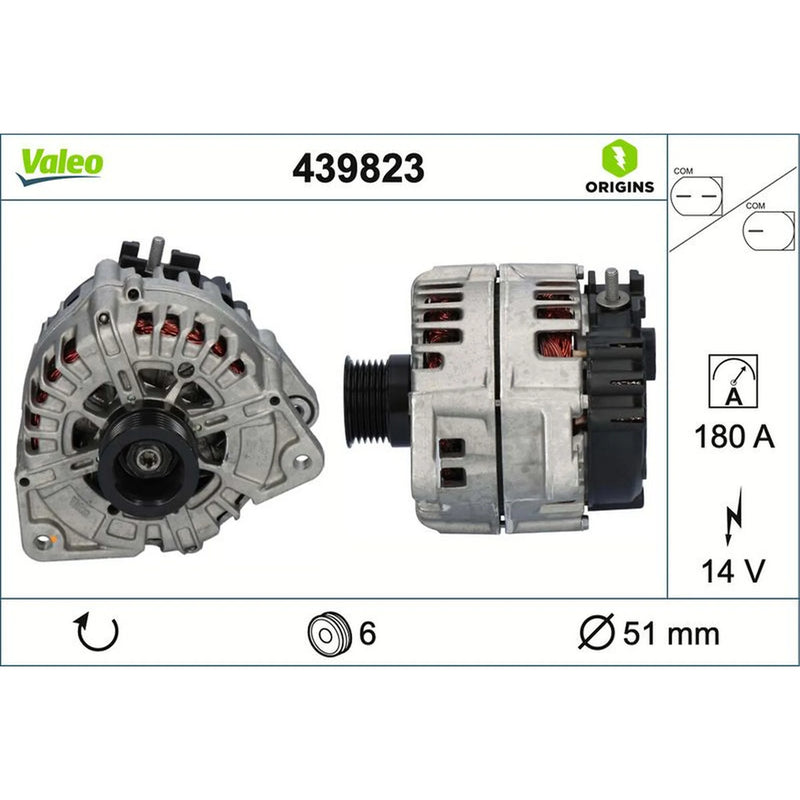 Valeo Car Alternator 12V 439823