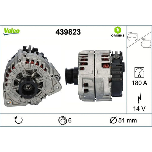 Valeo Car Alternator 12V 439823