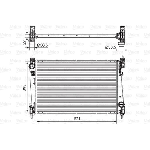 Valeo Engine Radiator 701655