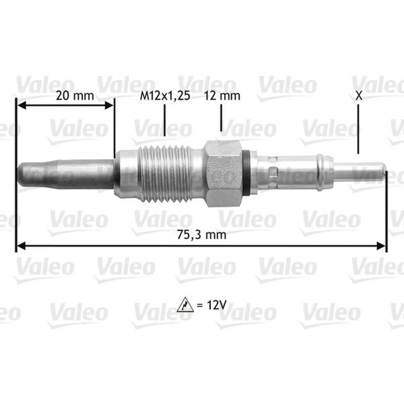Valeo Diesel Engine Glow Plug 345181