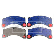 Borg & Beck 4 x Front Brake Pad Set BBP2525