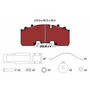 Textar Brake Pad Set 2930601