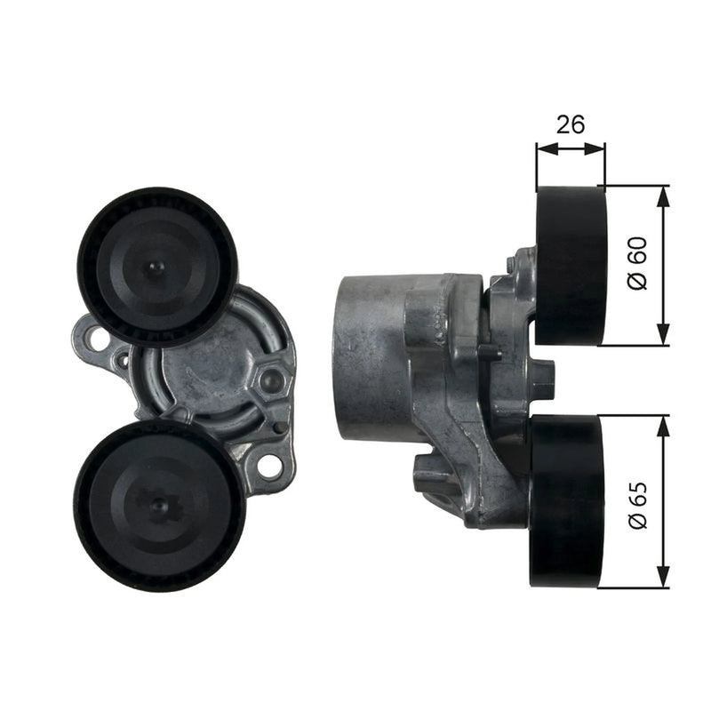 Gates Auxiliary Belt Tensioner T39199