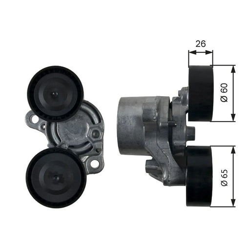 Gates Auxiliary Belt Tensioner T39199