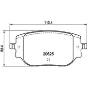 DON Rear Brake Pad Set PCP2083