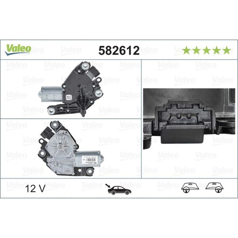 Valeo Front/Rear Wiper Motor Rear 582612