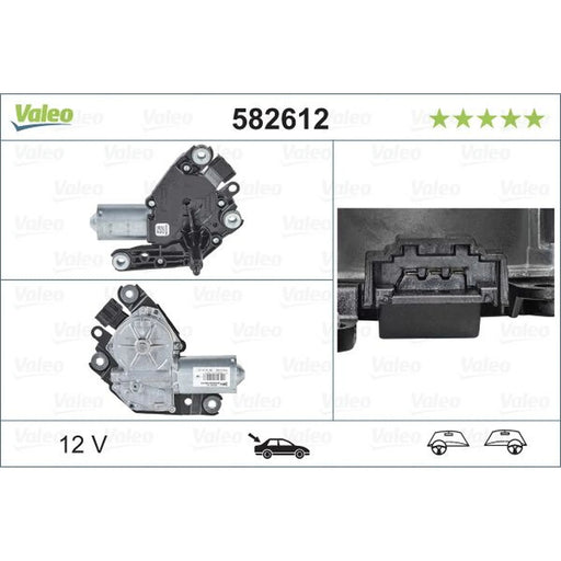 Valeo Front/Rear Wiper Motor Rear 582612