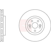 Apec 2 x Vented Rear Brake Discs DSK2845