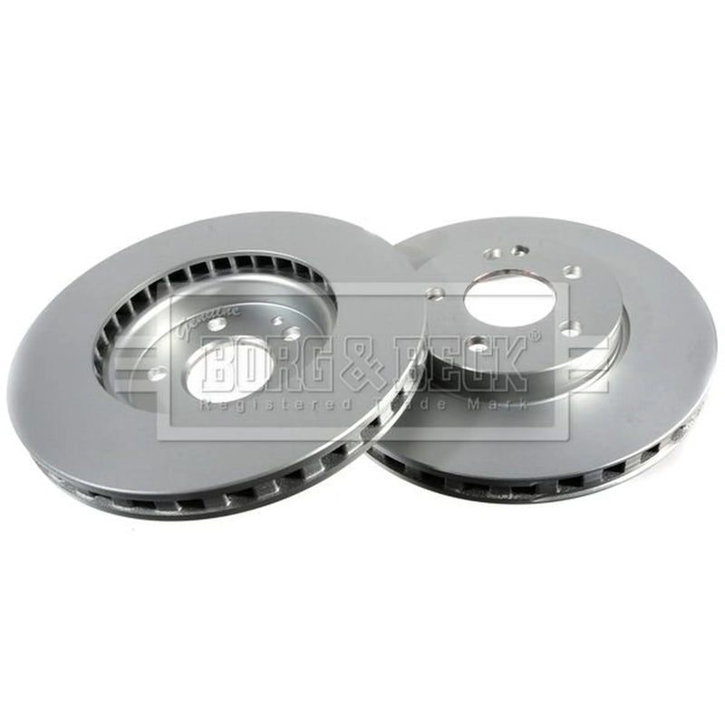 Borg & Beck 2 x Front Brake Discs BBD5392