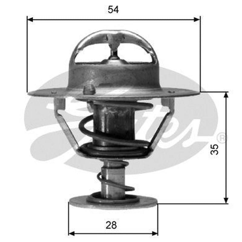 Gates Thermostat,Coolant TH04277G1