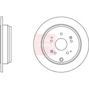 Apec 2 x Solid Rear Brake Discs DSK2663