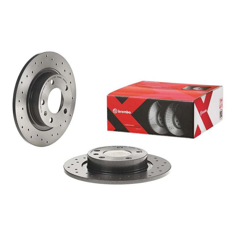 Brembo Xtra 2 x Perforated Rear Brake Discs 08.9460.3X