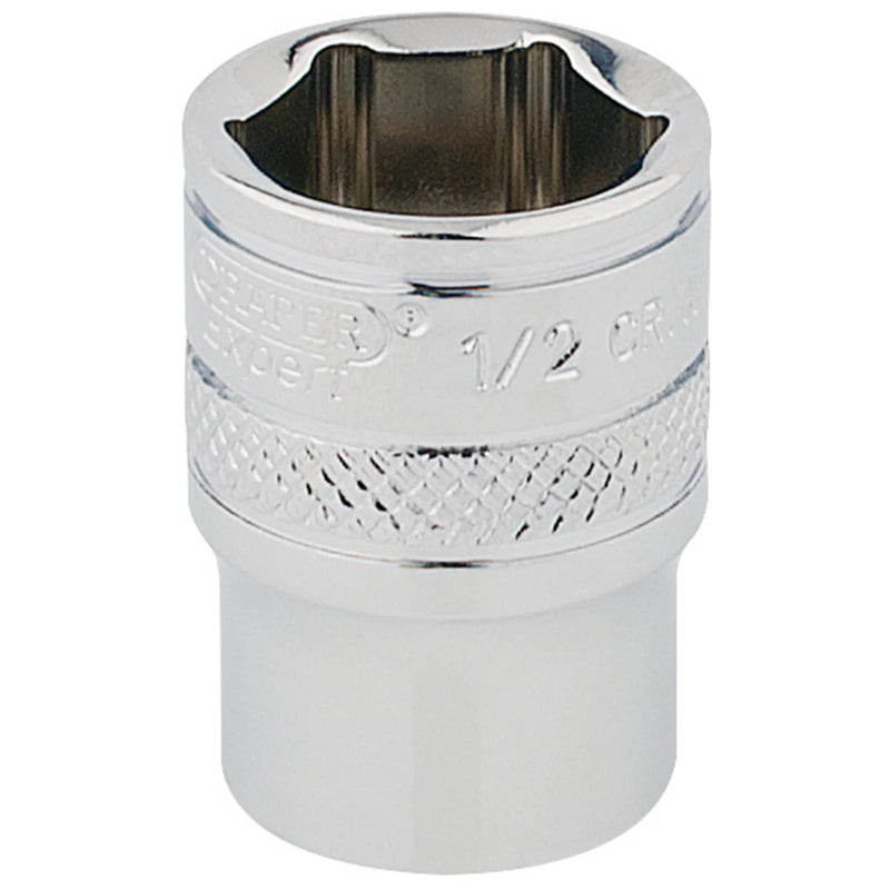 Draper Expert Socket 1/4" Sq. Dr. 6 Point, Chrome Vanadium Steel