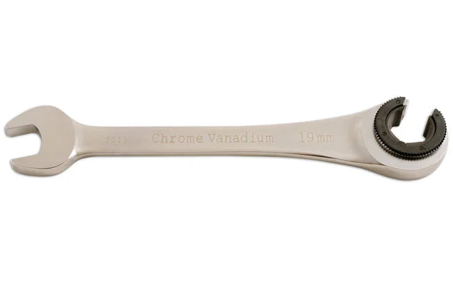 Laser Tools Ratchet Flare Nut Wrench 8-19mm