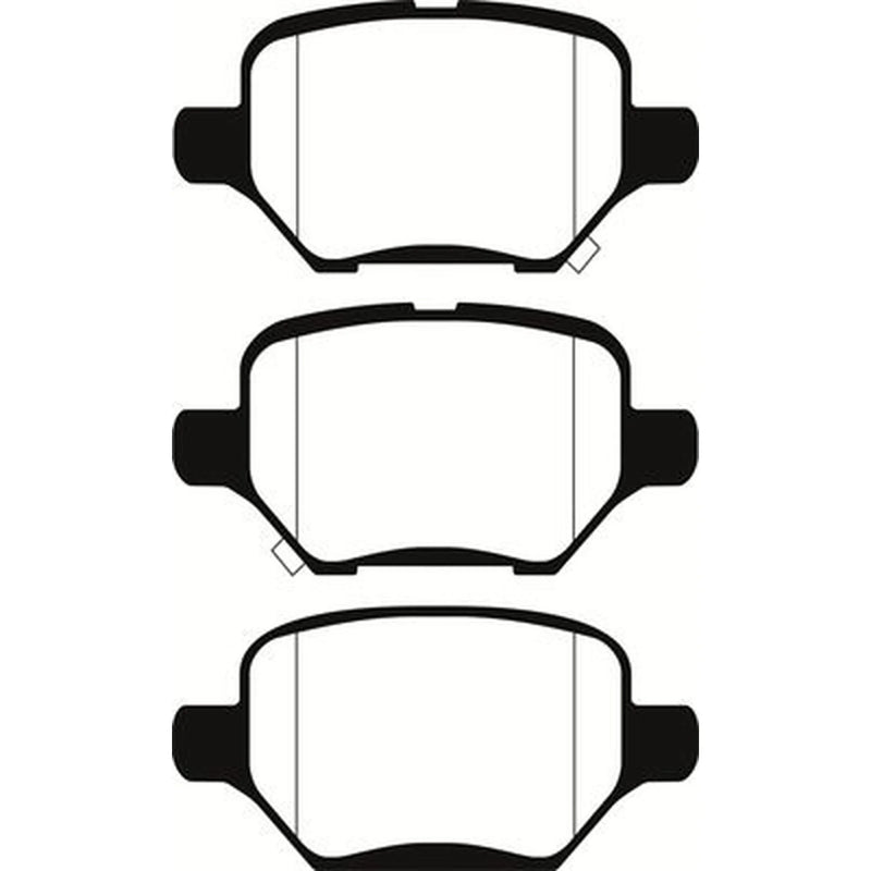 Abtex Rear Brake Pad Set PLU2456