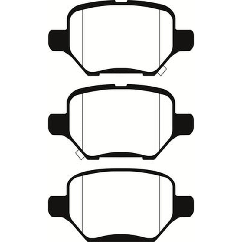 Abtex Rear Brake Pad Set PLU2456