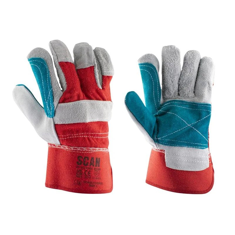 Scan Heavy-Duty Rigger Gloves - Large - 6002